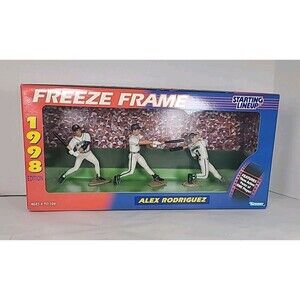 1998 Starting Lineup Seattle Mariners Alex Rodriguez 3 Figure Freeze Frame Pack